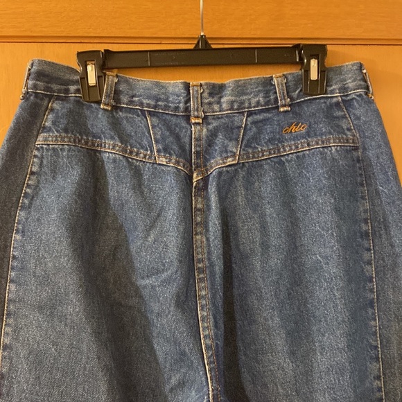 Chic Vintage Mom Jeans Pleated Tapered High Rise Made in USA Plus Size 16-18 - Picture 8 of 12